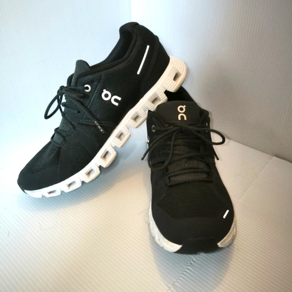 ON Running Black and White Sneakers